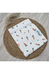 MİNNAKYA 80*90 CM TEK KAT BEBE BATTANİYE ÇEŞİTLERİ / HAVUÇ DESEN