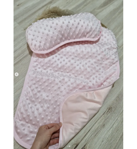KAMPANYALI NOHUT KUMAŞ MİNDER YASTIK SETLER / PEMBE