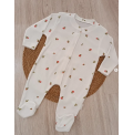 KAMPANYALI PENYE KUMAŞ YUMUŞACIK ÖNDEN ÇITÇITLI BEBE TULUM ÇEŞİTLERİ / KREM KANAVİÇE DESEN